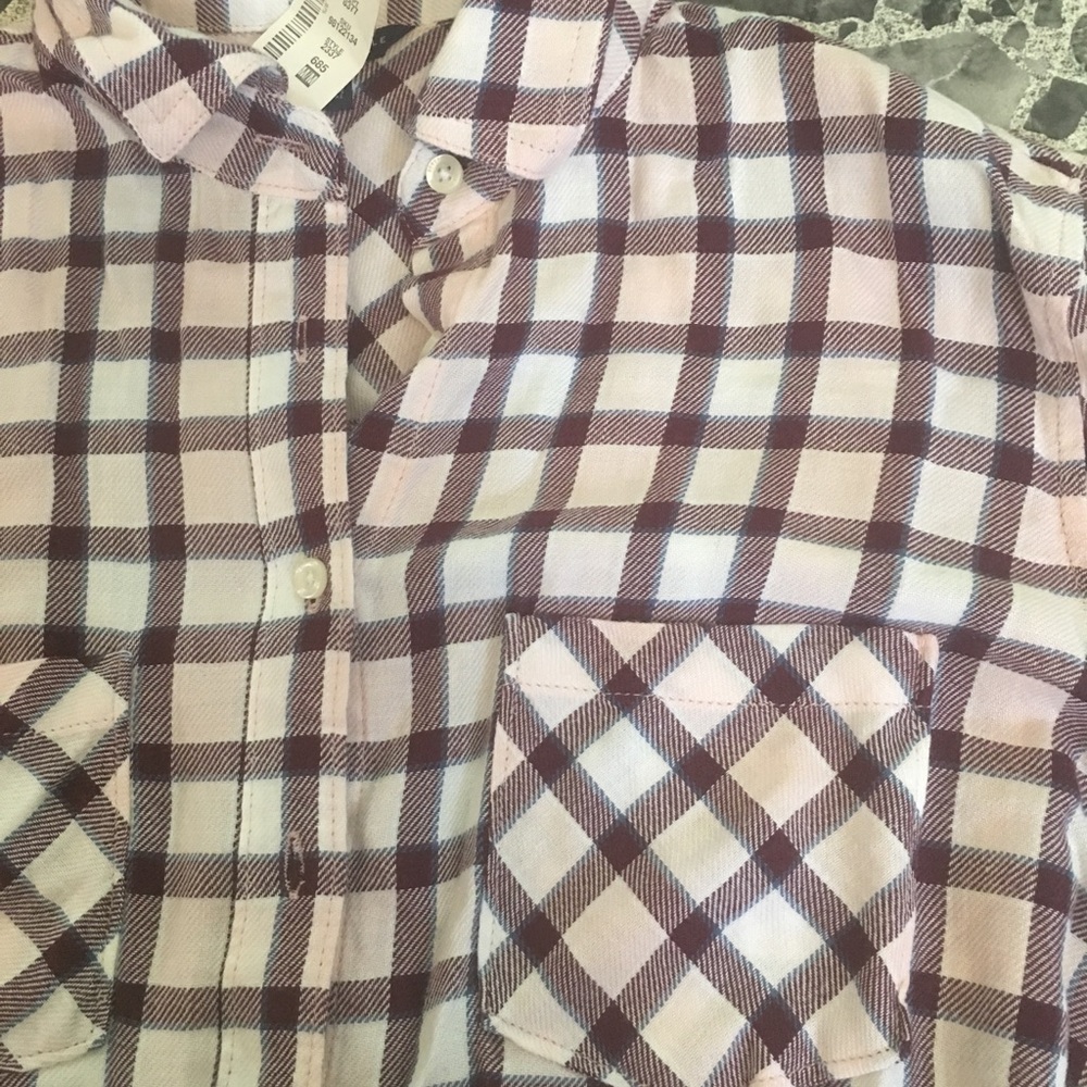 Plaid button down - Picture 2 of 5